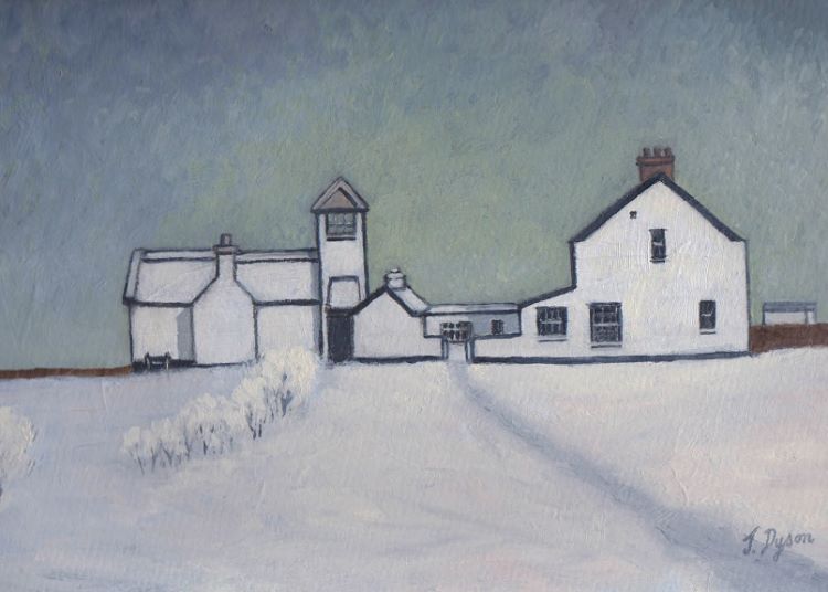 After the Snow by Jenny Dyson. -oils
