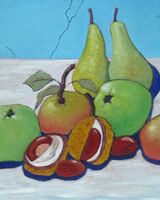 Jenny Dyson, Still Life with Pears