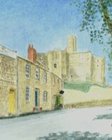 Joe Beard ' 'Sunny Day in Warkworth' Pastel