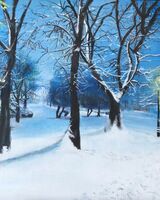63 -Julie Manning ' Snow on the Park '
