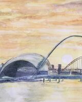 2 Pat Thompson, Sunset on the River Tyne