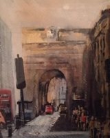 Central Station by Tim Griffiths, -watercolour