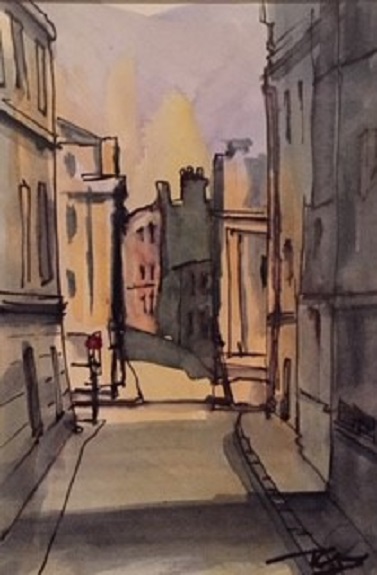 38 -High Bridge Street by Tim Griffiths, -watercolour