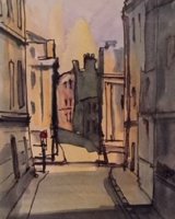 High Bridge Street by Tim Griffiths, -watercolour