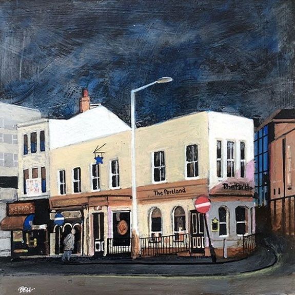 66 The Portland -acrylic on board by Harry Bell