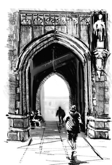 Tim Griffiths ' Newcastle University Entrance'