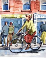 Willie Drea ' Lady on a Bike '