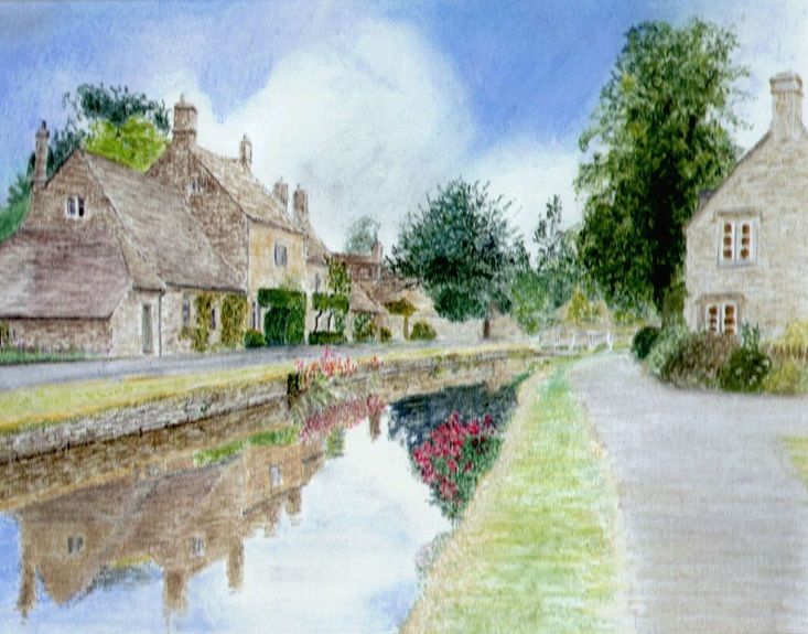 Joe Beard, Cotswolds -Pastel