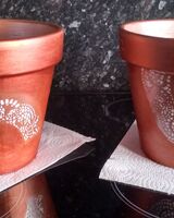 Sheila Lewis, Decorated Pots