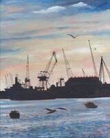Jenny Dyson, Sunset, Wallsend Shipyard