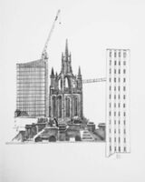 John Fulthorpe, Old & New Newcastle, 1448 AD – 2020 AD -pen and ink