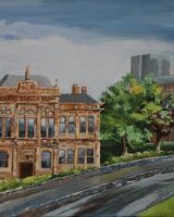 Willie Drea, Old Town Hall Gateshead -oil
