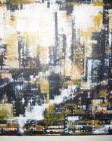 60 Industrial Landscape - mixed media- by Aubrey Anderson