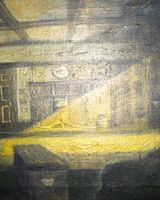 61 Interior -mixed media by Aubrey Anderson