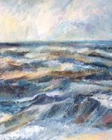 Rough Seas, Seaham by Karen Stott