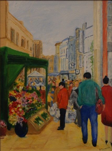 114 Northumberland Street acrylic by Pat Thompson