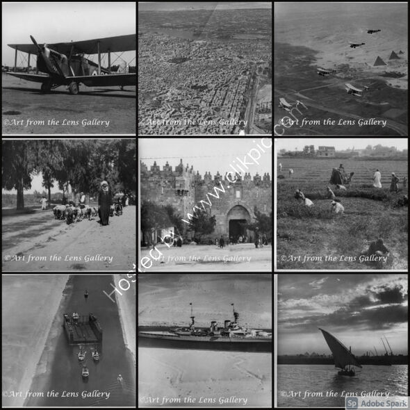 1930's memories of Egypt (set of 9 photographs)