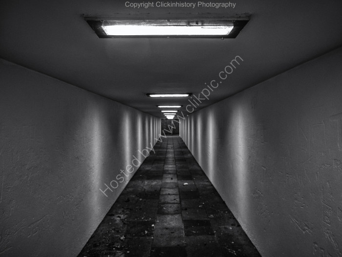 Underpass light show