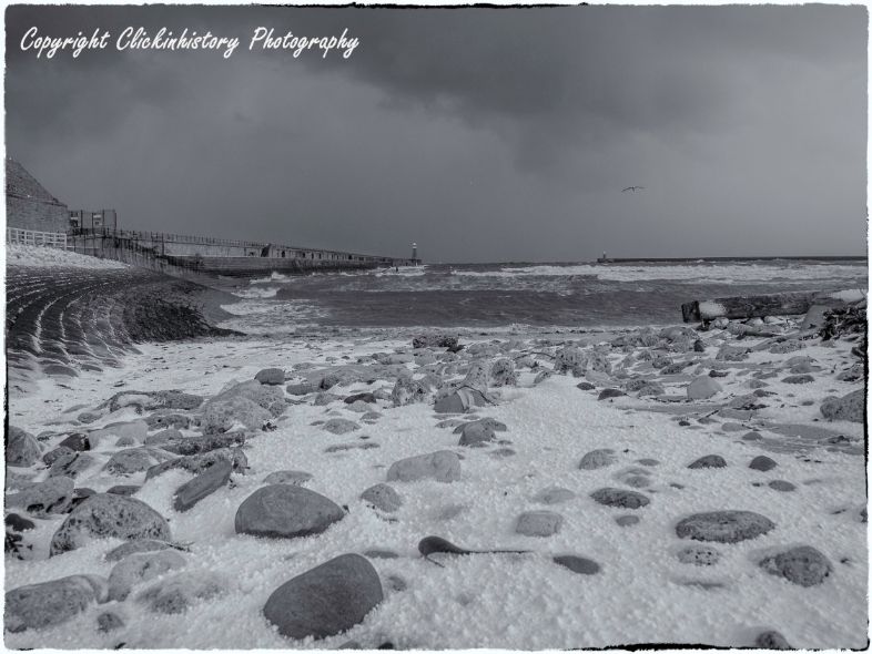 When snow replaced the sand
