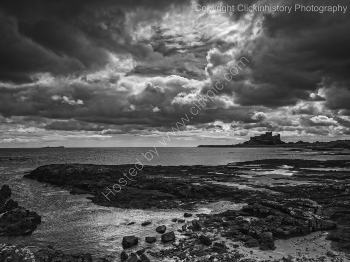 Storm over Bamburgh Castle