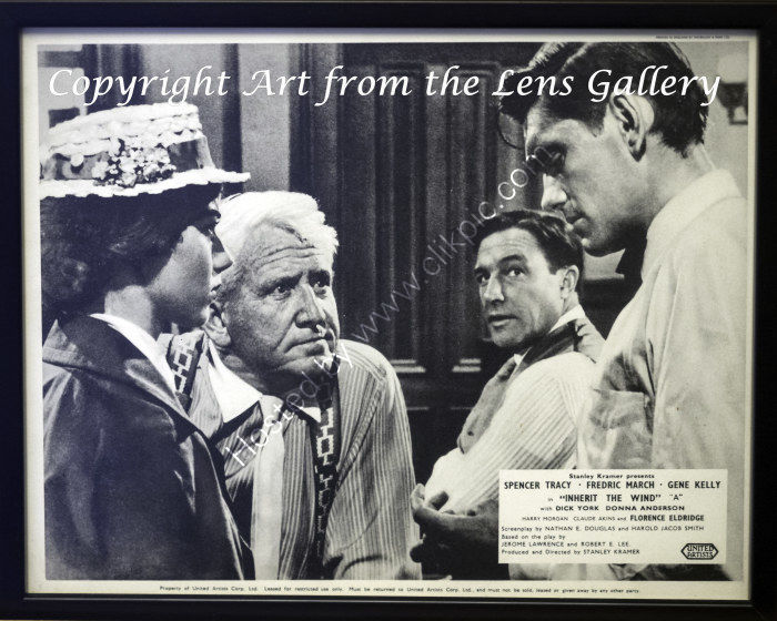 "Inherit the wind" lobby prints set of 8