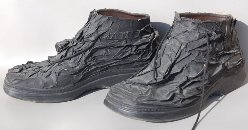 Black Boots mixed media size 42 2003