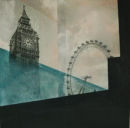 Hidden City Study I 35 x 35 cm mixed media on board