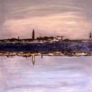 Riflessione Veneziana 40x40cm mixed media on board