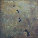 hg800 Footsteps 150x150mm 2011 Fabrikarte hannah gauntlett