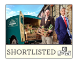 WOOOOOHOOOOO!!! We've been shortlisted in OCADO'S
BRITAIN'S NEXT TOP SUPPLIER!!!