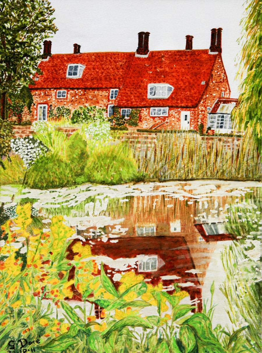 Cottage Pond Reflextion