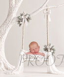 CHRISTMAS Frosted White Swing COMP