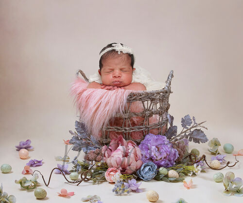 FLOWERS BASKET UPGRIGHT