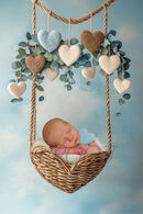 HEARTS BASKET SWING COMP