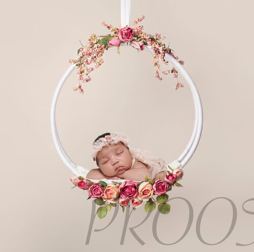 ROSES HOOP PINK