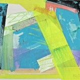 "AI Cube Yellow" - 2016 - watercolour/gouache on Arches paper - H30 x W 41 cm - SOLD