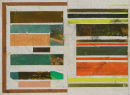 Title:- "TWO THOUGHTS ON A DAMAGED SURFACE' - 2012 - watercolour, gouache, graphite, pen & ink - Size:- W50.5 x H38 - Price On Application