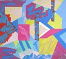 Title:- "THANK YOU TRACEY" - Medium:- Acrylic Paint on Primed Paper - Size:- H45 x W50 cm - Price:- on application