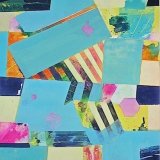 "Christmas Day Abstract" - 2017 - watercolour/gouache on Fabriano paper - H60 x W49 cm / £940 unframed/window mounted / p & p included