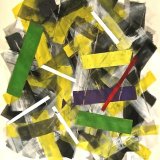 WHITE CITY WHITE - watercolour/gouache/ink/acrylic on paper - H92 x W78 - Price;- £ 1,550 mounted/unframed / incl. P & P