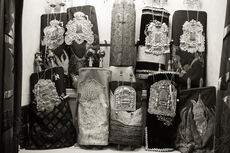 Torah scrolls in the Ark