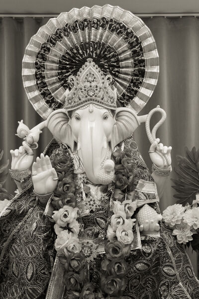 Lord Ganesha – the Hindu deity symbolising wisdom, new beginnings, and the removal of obstacles.