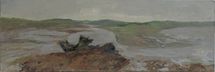 Lawrenny, Pembrokeshire, 2015, oil on board, 15.45.5 cm