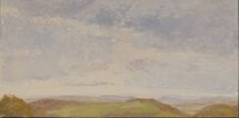 Near Ross-on-Wye 2, Herefordshire, 2019, 20.5 x 41 cm, oil on wood