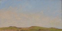 Near St Nicholas, Pembrokeshire, 2019, 20.5 x cm, oil on wood