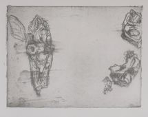 Untitled, 2018, etching, 15 x 20 cm