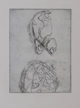 Untitled, 2020, etching (monoprint), 20 x 15 cm