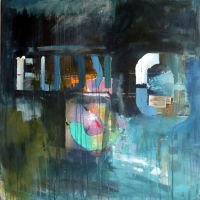 talking to myself again (1)_90x90x3.5cm_mixed media_2013