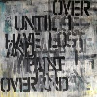 lost track, 2013, 100x100x3.6cm, mixed media on canvas, £1100