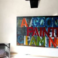 I am not, 200x100x3.6cm, dyptich, mixed media on canvas